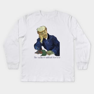 van gogh quote Kids Long Sleeve T-Shirt